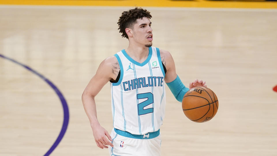 Charlotte Hornets guard LaMelo Ball 