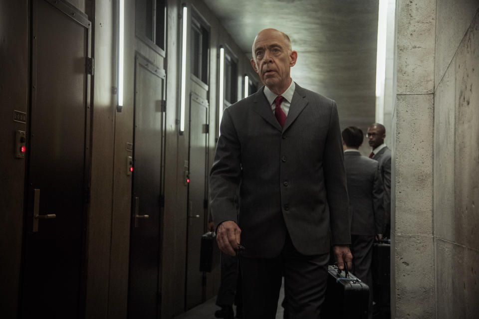 Simmons in ‘Counterpart’ (Photo: Starz)