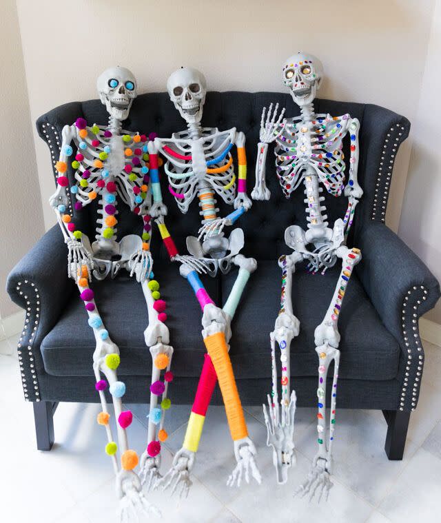 Pompom Skeletons