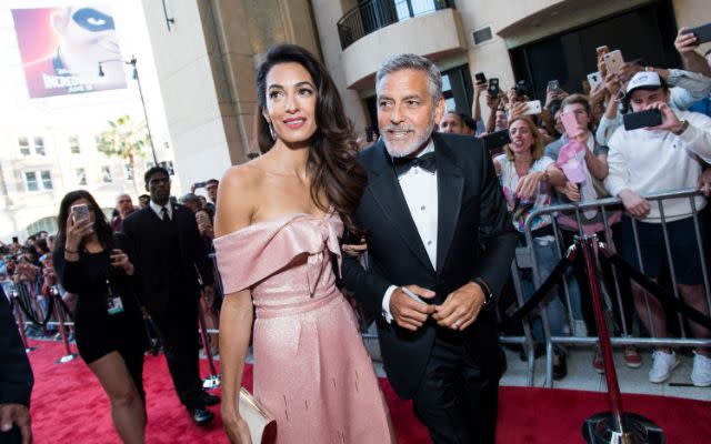 Amal Clooney and George Clooney. Emma McIntyre/Getty Images for Turner.