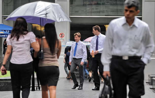 Singapore's latest push to encourage companies to hire locally is unlikely to have a significant impact on foreigners looking to land a job in the Southeast Asian financial hub. (Getty Images)