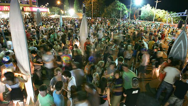 Schoolies in Surfer's Paradise. Photo: Getty