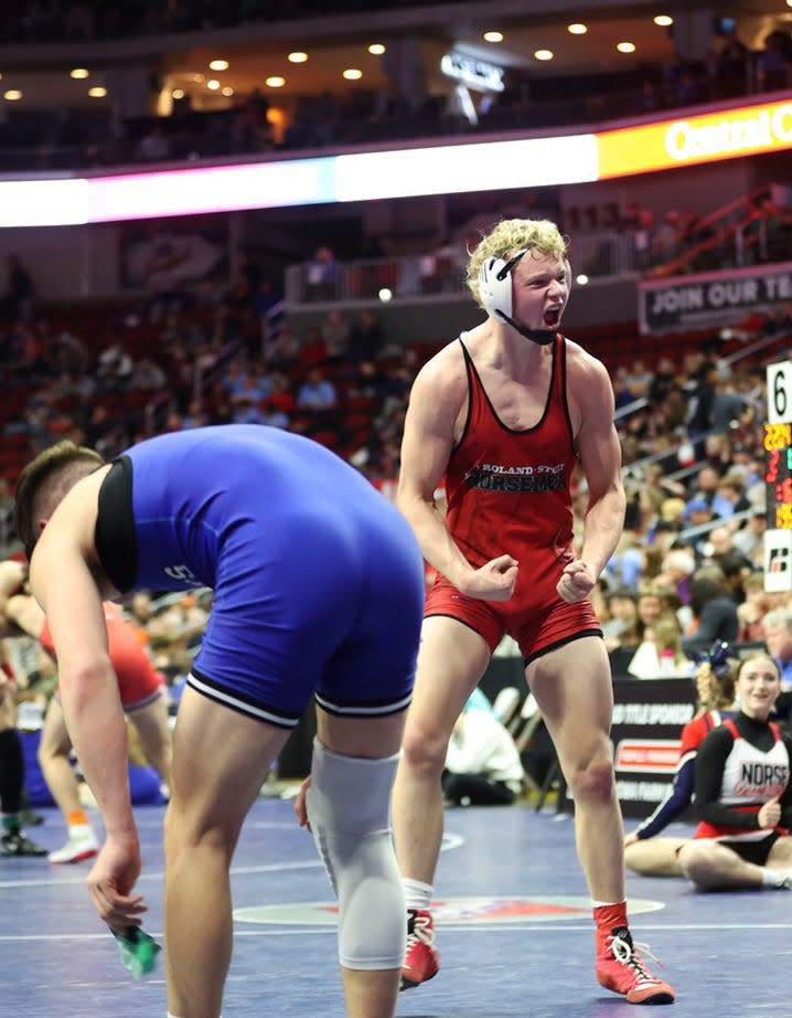 Roland-Story's Hesston Johnson finished fourth in Class 2A a season ago.