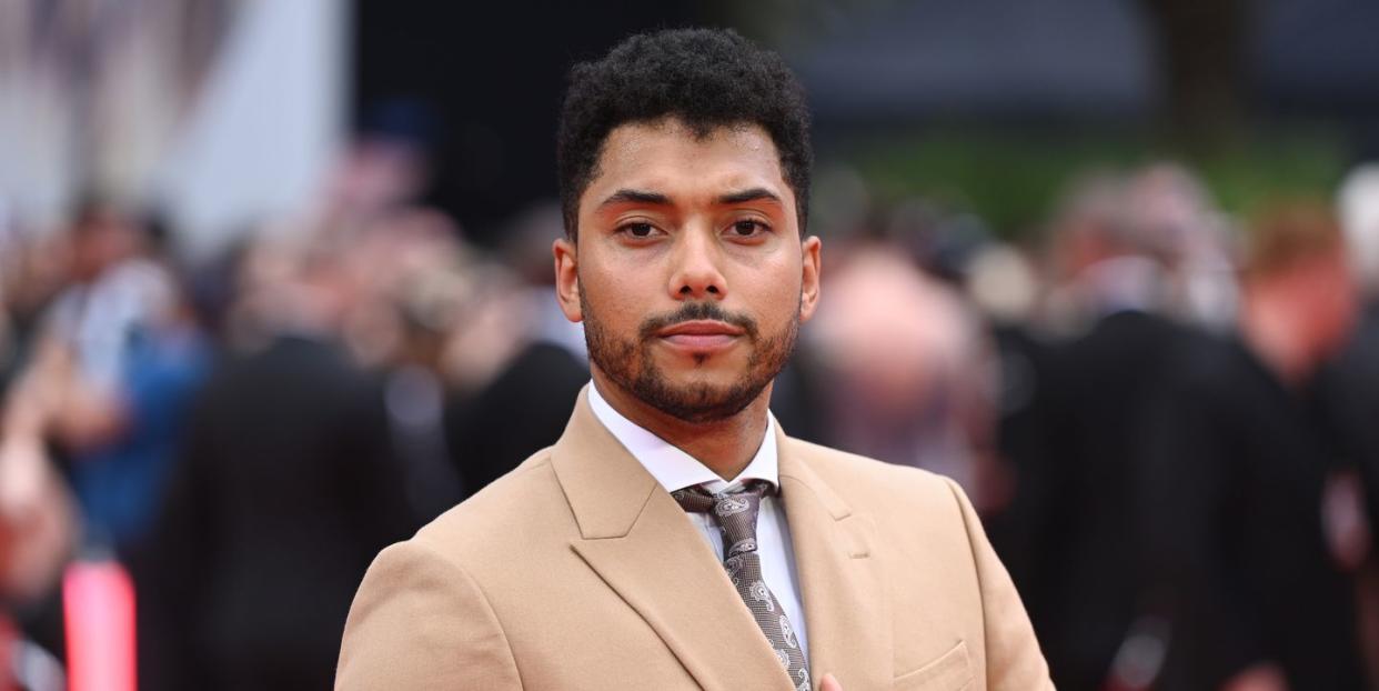 chance perdomo at a movie premiere