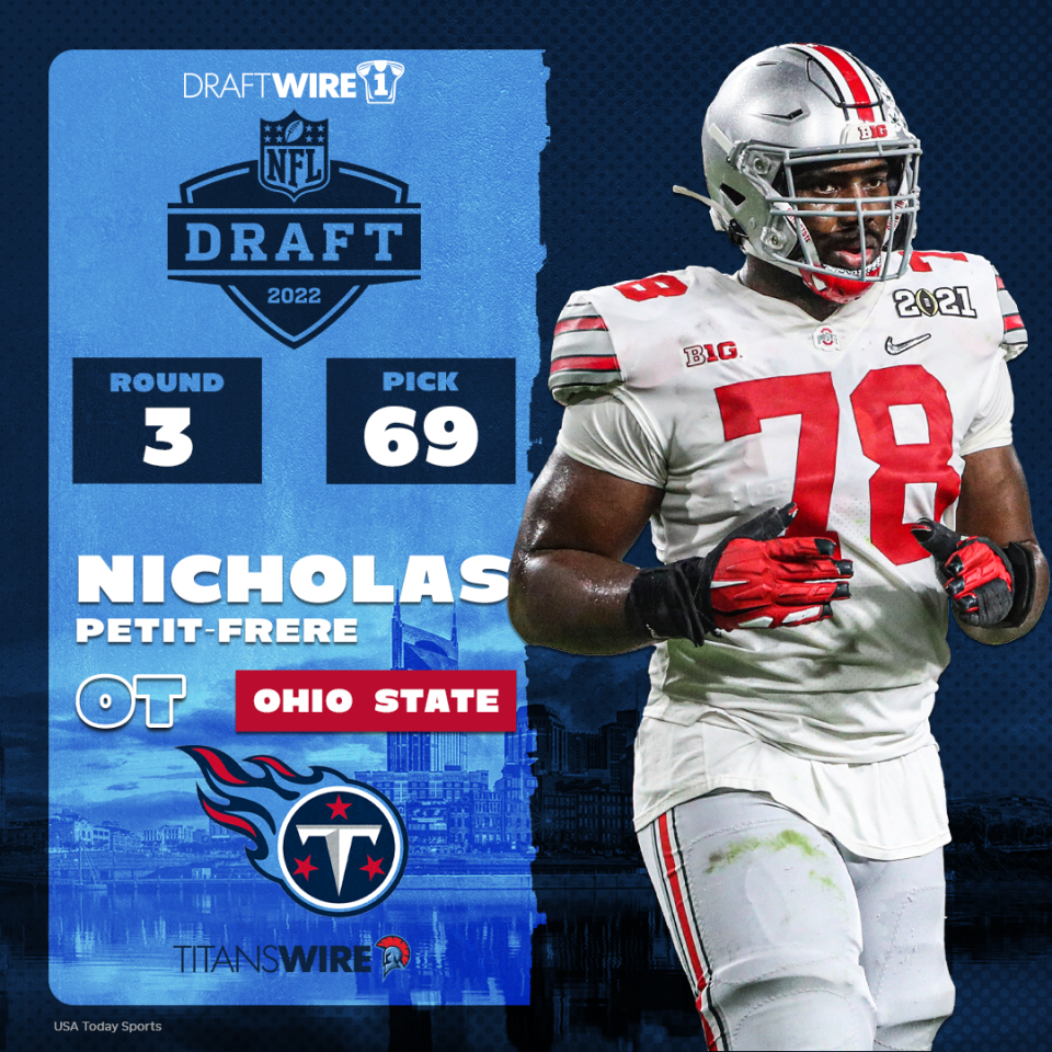 2022 NFL draft: Ohio State OT Nicholas Petit-Frere selected by Titans