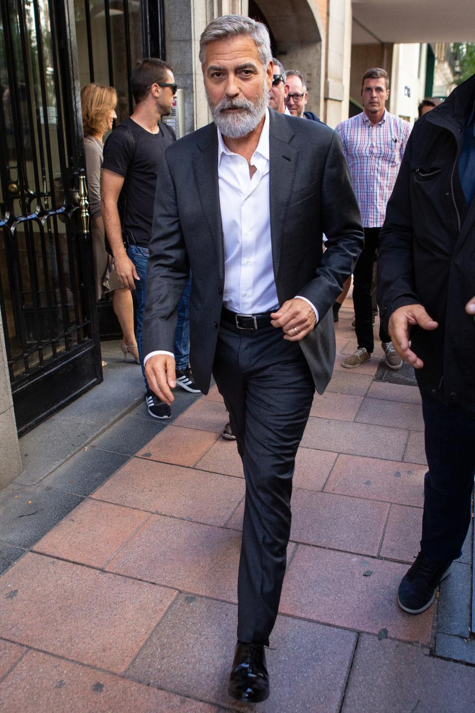 <h1 class="title">George Clooney Sighting In Madrid - September 24, 2019</h1><cite class="credit">Getty Images</cite>