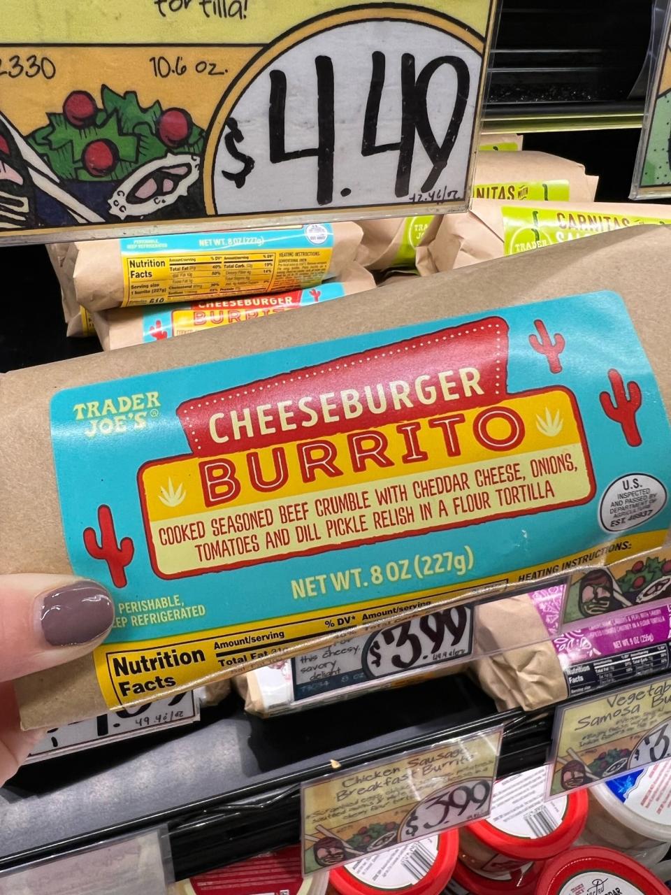 Cheeseburger Burrito