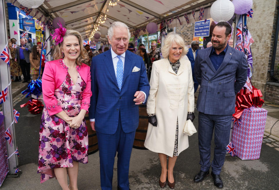 The Prince of Wales and Duchess of Cornwall make an appearance in EastEnders. (BBC)