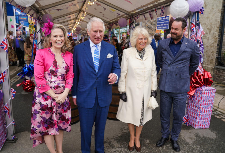 EastEnders Charles and Camilla visit