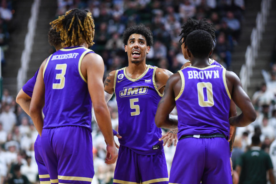 James Madison could punch two tickets to the dance tonight, with the men and women both in action. (Adam Ruff/Icon Sportswire via Getty Images)