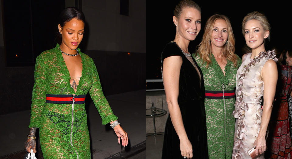 Rihanna and Julia Roberts