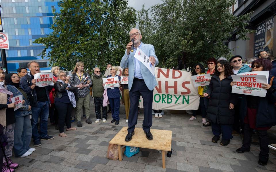 Jeremy Corbyn is standing as an independent candidate in Islington North