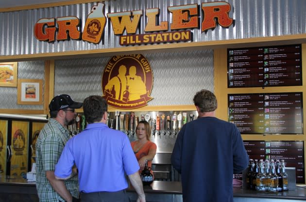 The growler station at Couch’s store in Bend, Oregon (Jeff Lenard)