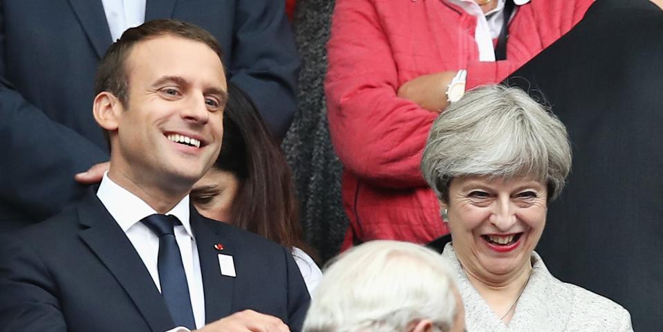 theresa may emmanuel macron prime minister president france