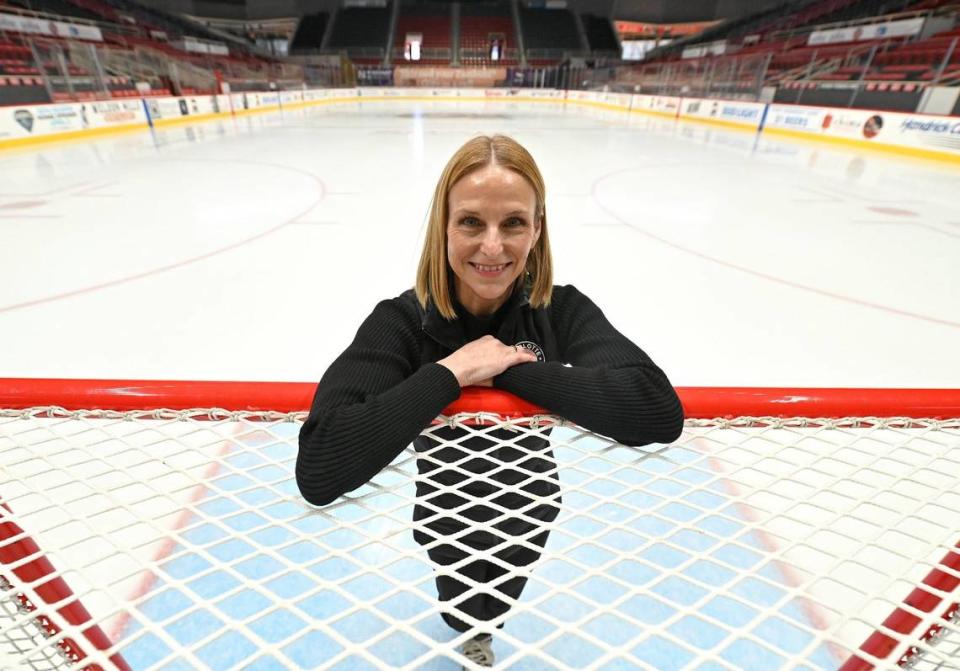 Charlotte Checkers chief operating officer Tera Black has created a culture in Charlotte that has kept many together. JEFF SINER/jsiner@charlotteobserver.com