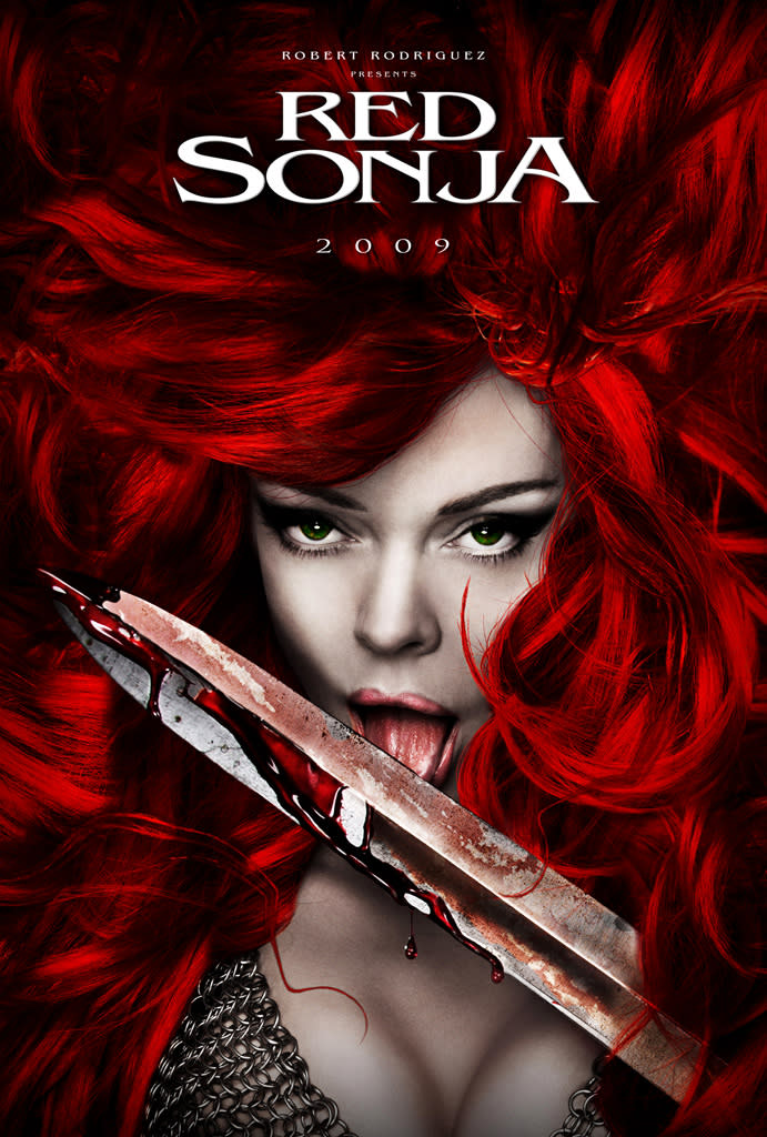 Rose McGowan Red Sonja Production Poster 2009 Comic-Con