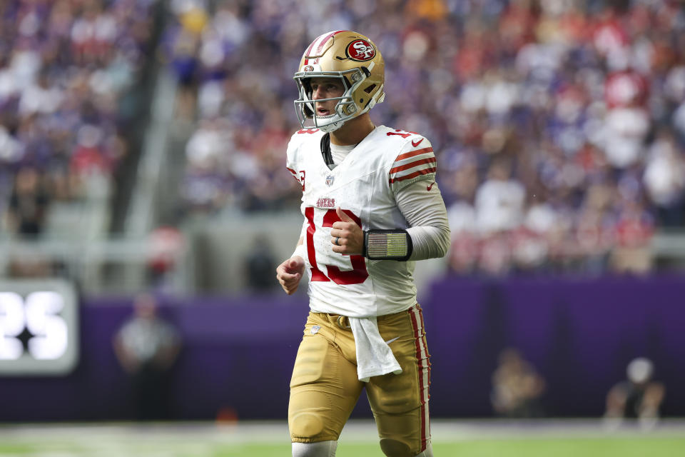 Brock Purdy, ‘system QB?’ With 49ers’ weapons set to miss time, he now has a big chance at a rebuttal