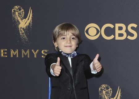 69th Primetime Emmy Awards – Arrivals – Los Angeles, California, U.S., 17/09/2017 - Jeremy Maguire. REUTERS/Mike Blake