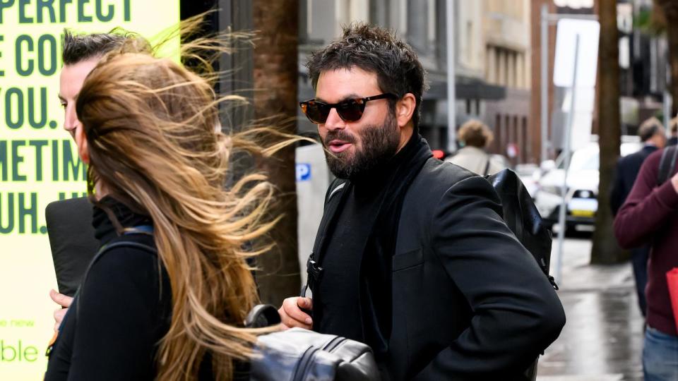 Angus Stone leaves the NSW Supreme Court