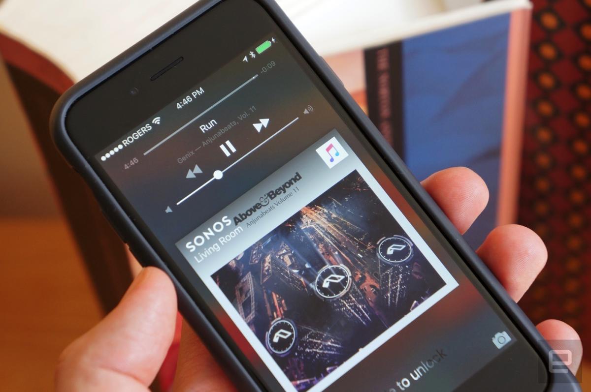 Komprimere Månens overflade Plaske Sonos puts speaker controls on your iPhone's lock screen | Engadget