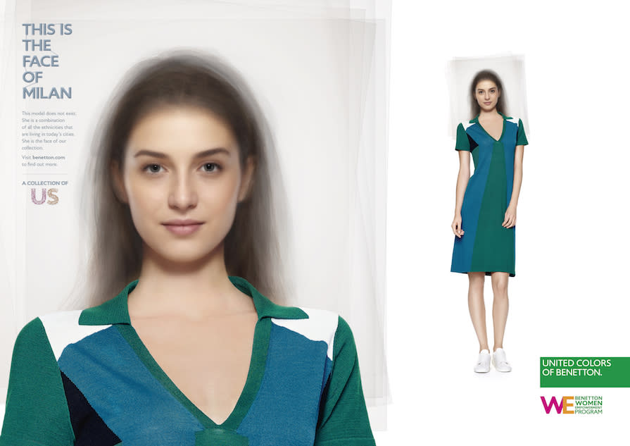 Benetton's New Face-Blend Ads Might Just Miss the Point of Diversity