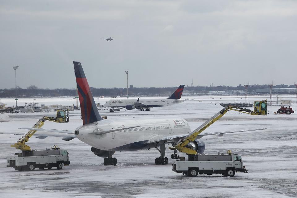 Plane at John F. Kennedy International Airport