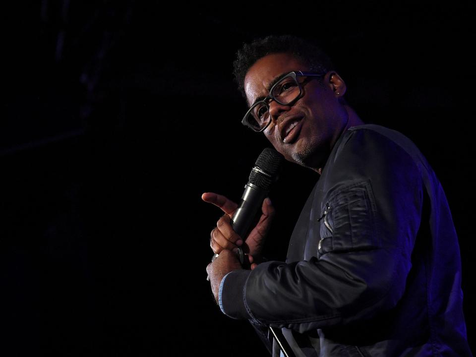 Chris Rock performs during the the Movement Voter Project comedy benefit at The Bell House on October 24, 2018 in the Brooklyn borough of New York City.