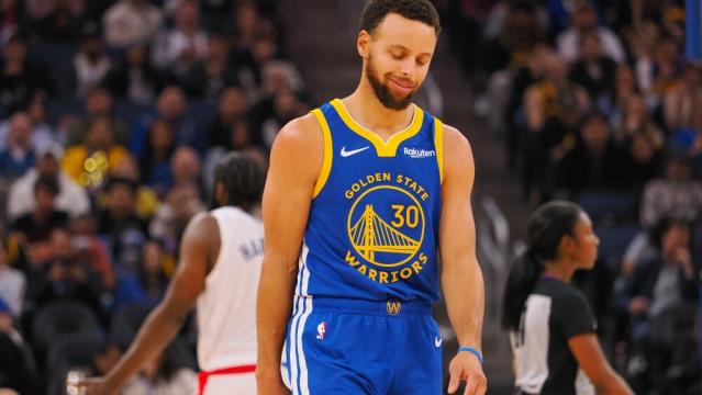 Stephen Curry almost hit the most amazing pre-game shot of his career. It's  still worth watching.