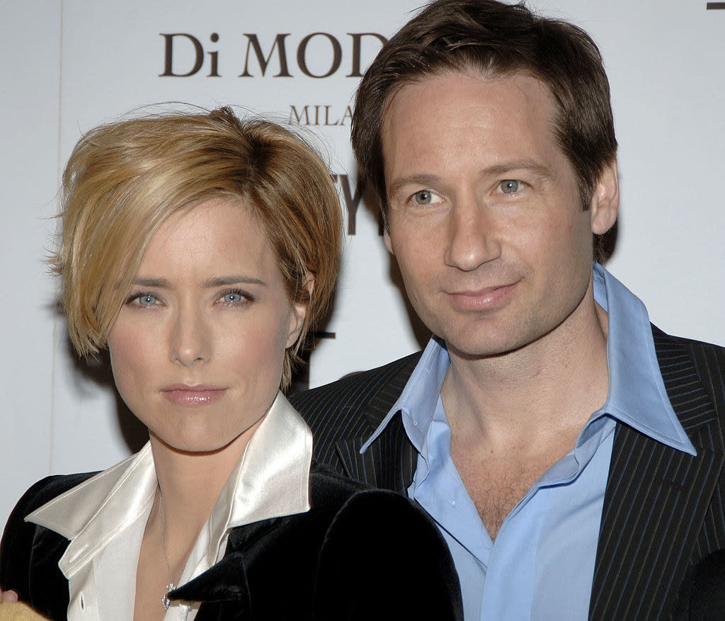 Téa Leoni and David Duchovny