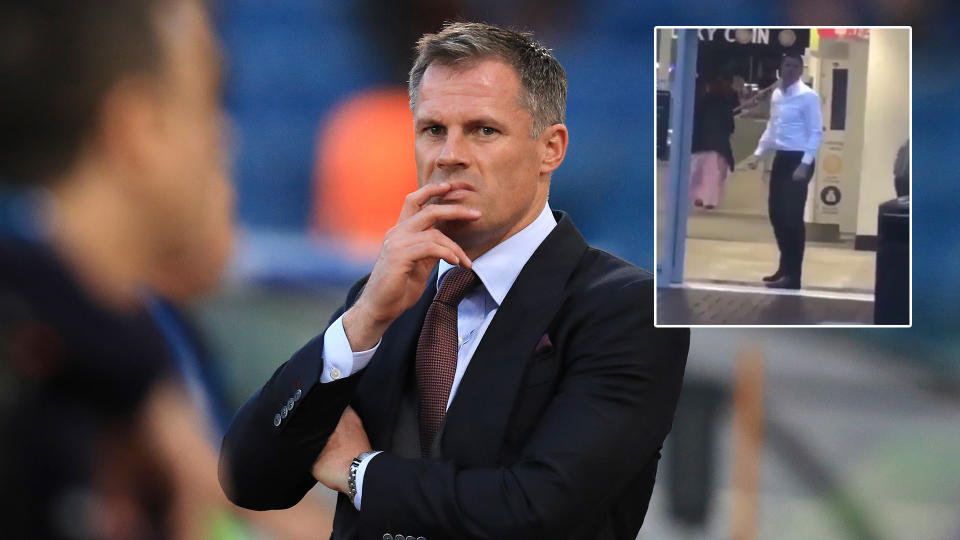 Jamie Carragher has been subjected to vile abuse from football fans