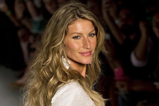 Brazilian top model Gisele Bundchen and Louis Vuitton Director for