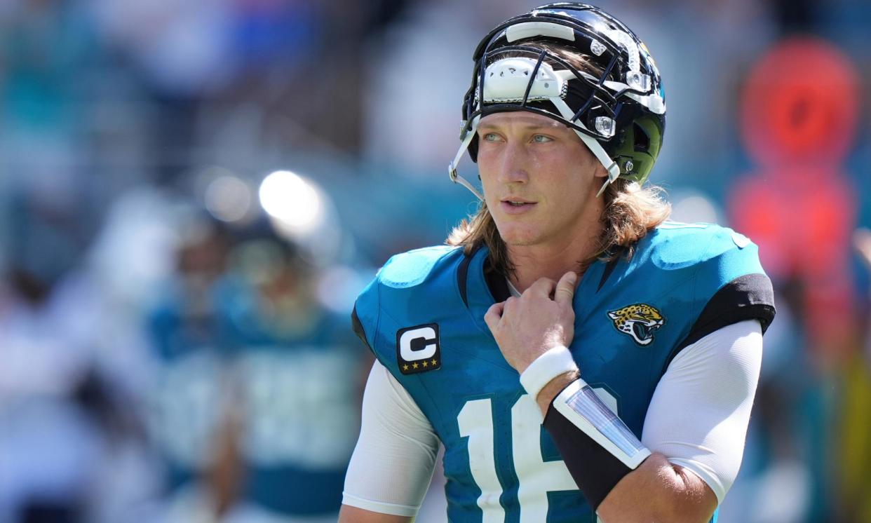 <span>Trevor Lawrence’s Jaguars have started 0-2 this season.</span><span>Photograph: Wilfredo Lee/AP</span>