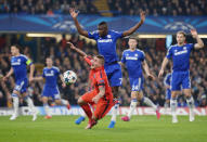 Football - Chelsea v Paris St Germain - UEFA Champions League Second Round Second Leg - Stamford Bridge, London, England - 11/3/15 Chelsea's Ramires in action with Paris St Germain's Marco Verratti Action Images via Reuters / Tony O'Brien Livepic EDITORIAL USE ONLY.