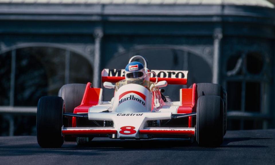 Tambay driving for McLaren in the 1979 Monaco Grand Prix.