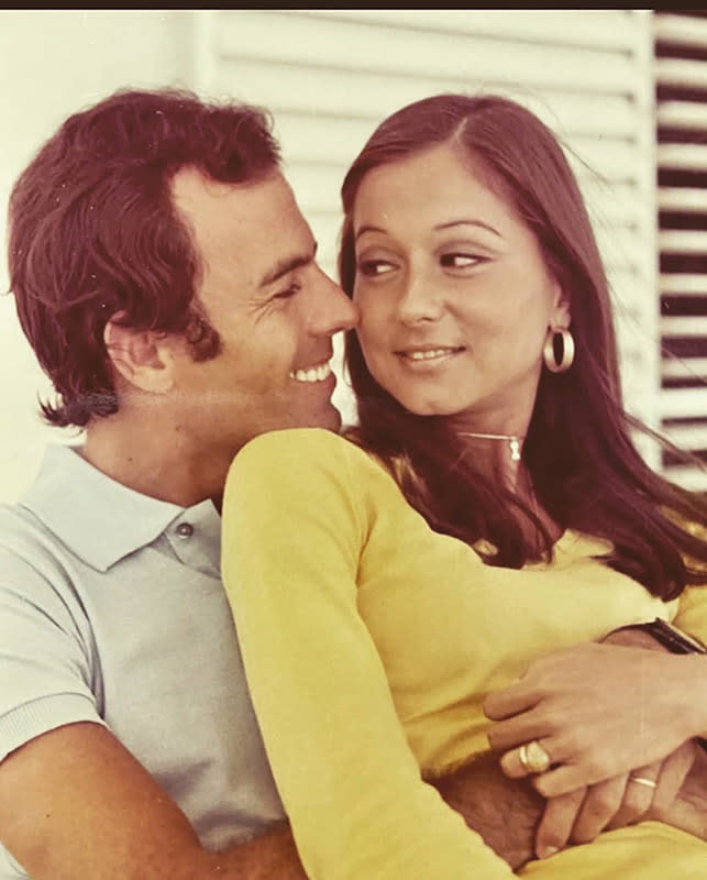 Isabel Preysler y Julio Iglesias en 1971