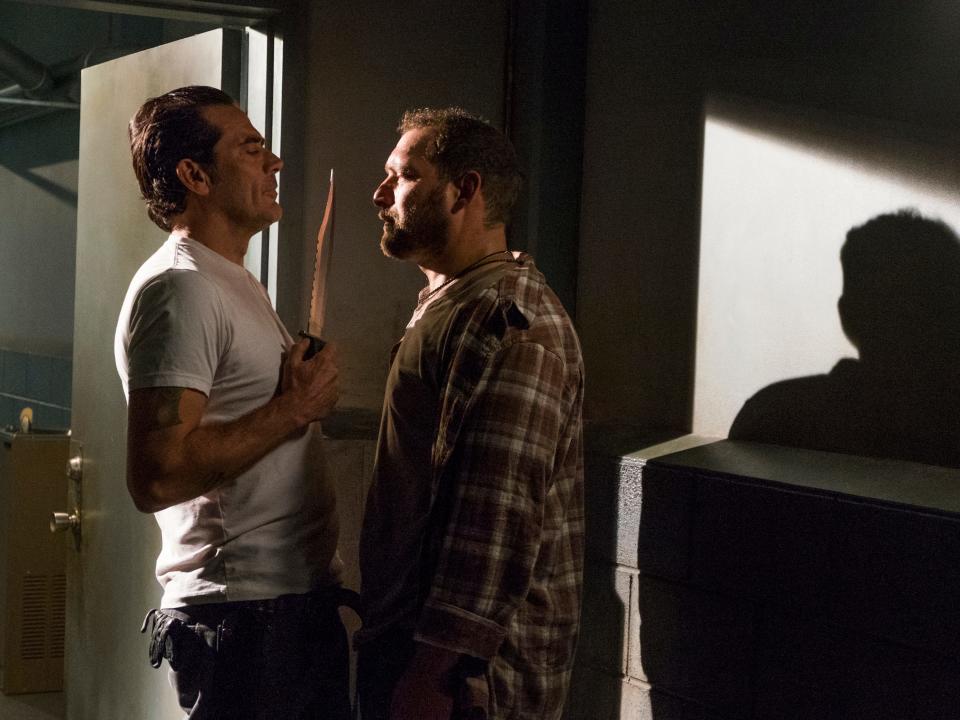 the walking dead negan and david