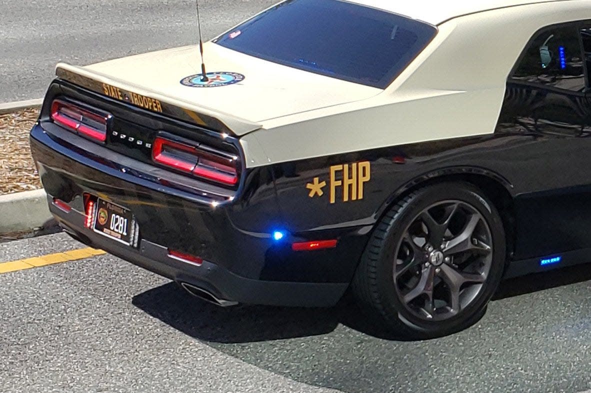 A Florida Highway Patrol car.