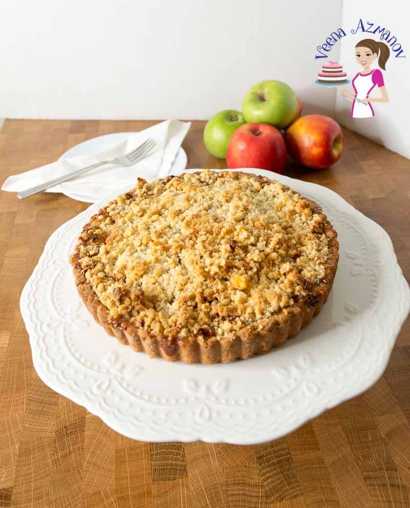 Apple Crumble Tart