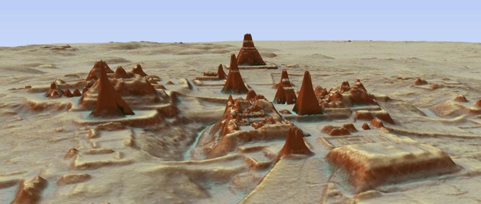 High-tech mapping suggests 10 million people may have lived in a lost city in modern day Guatemala.