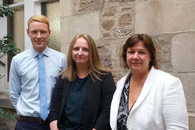 The team behind the OaKley Play and Life-Skills Centre - Ally Steel, Amanda Greig and Linda Cross