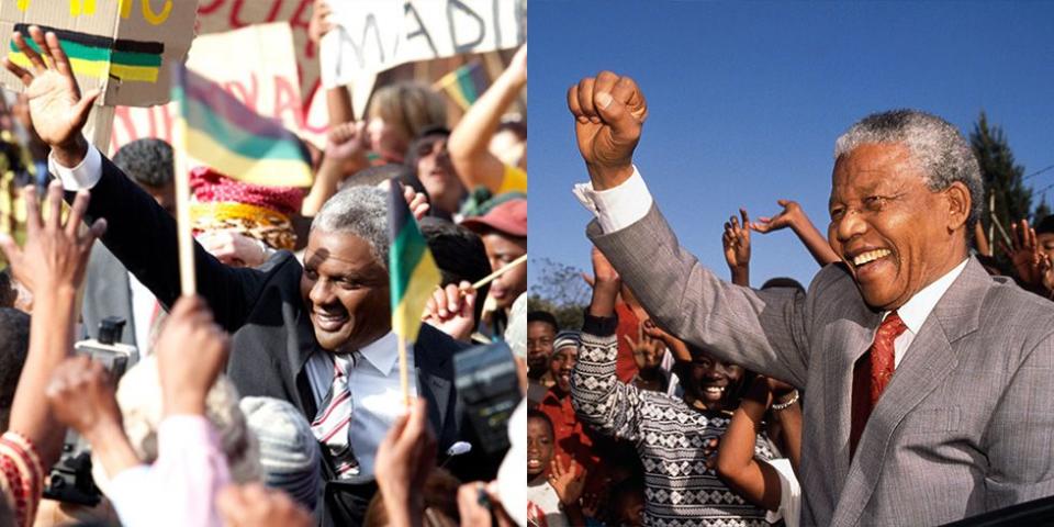 Idris Elba and Nelson Mandela