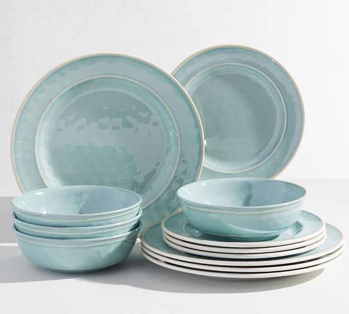 Pottery Barn Cabana Melamine Dinnerware Set