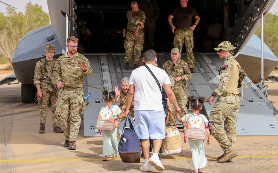 The British military played a key role in evacuating people from Sudan - Arron Hoare/Ministry of Defence/Reuters