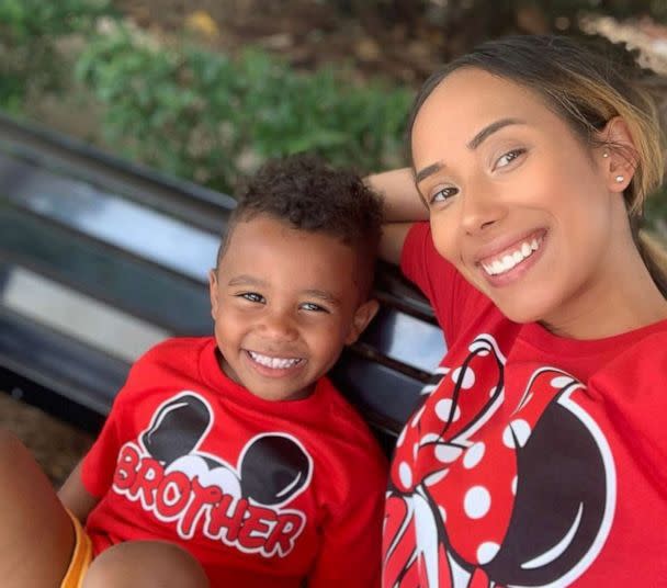 PHOTO: Massiah Browne, 7, poses with his mom, Tiara Delvalle. (Tiara Delvalle)