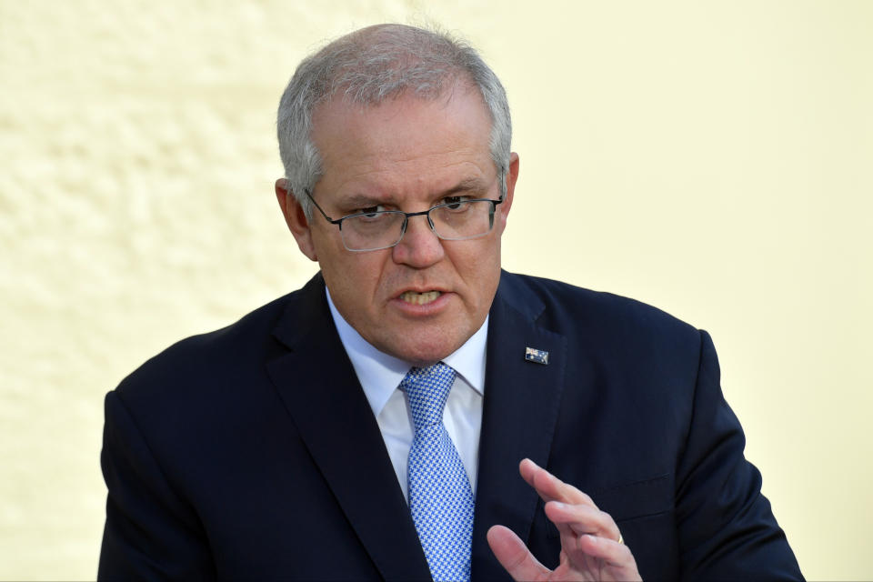 Prime Minister Scott Morrison. (AAP Image/Mick Tsikas)