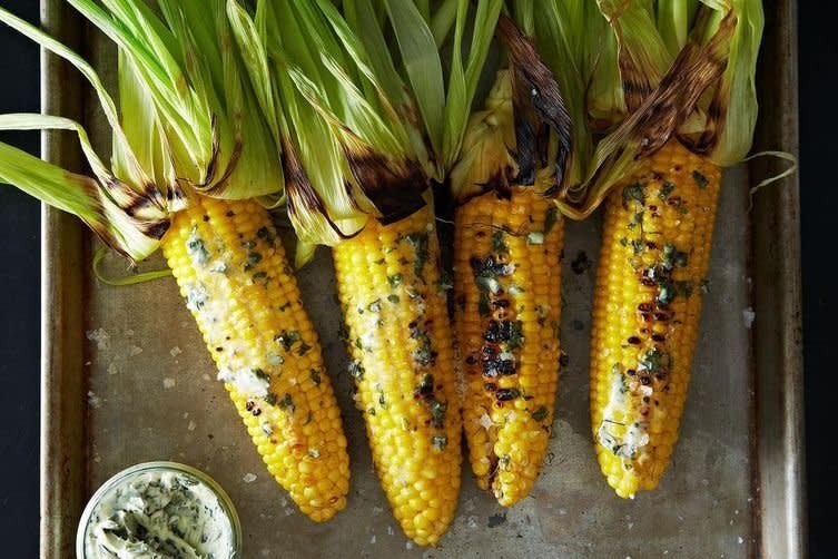 <strong>Get the<a href="http://food52.com/recipes/21960-grilled-corn-with-basil-butter" target="_blank"> Grilled Corn With Basil Butter</a> recipe by Lisina from Food52</strong>