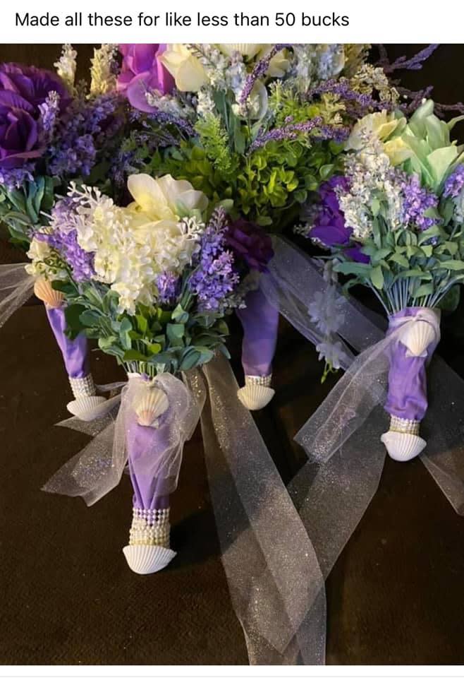 Bridesmaid wedding bouquets