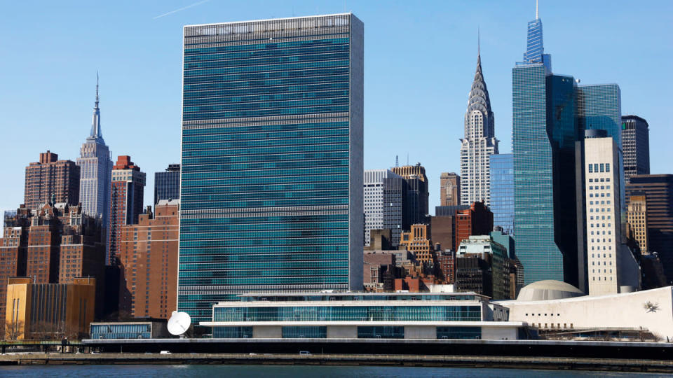 La sede central de Naciones Unidas en Nueva York, 2021