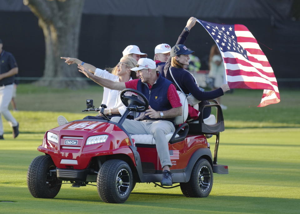 Americans get biggest road win and capture the Presidents Cup for the