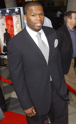 50 Cent at the Los Angeles premiere of MGM's Home of the Brave